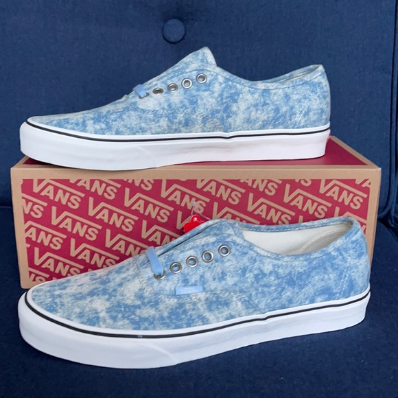 Vans Authentic Denim dstry MENS Winter Sky/Marshmallow - Picture 4 of 16